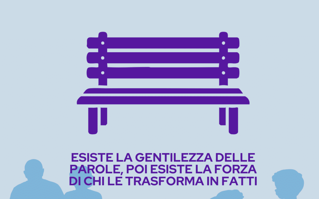 Inaugurazione Panchina della Gentilezza