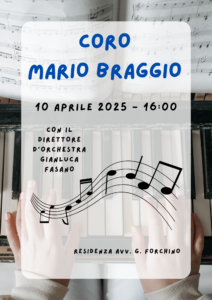 Locandina Coro Mario Braggio